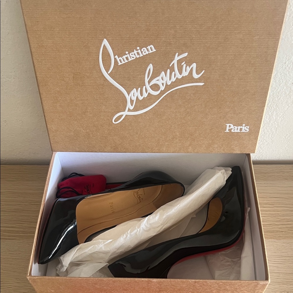 Christian Louboutin Black Patent Heels
